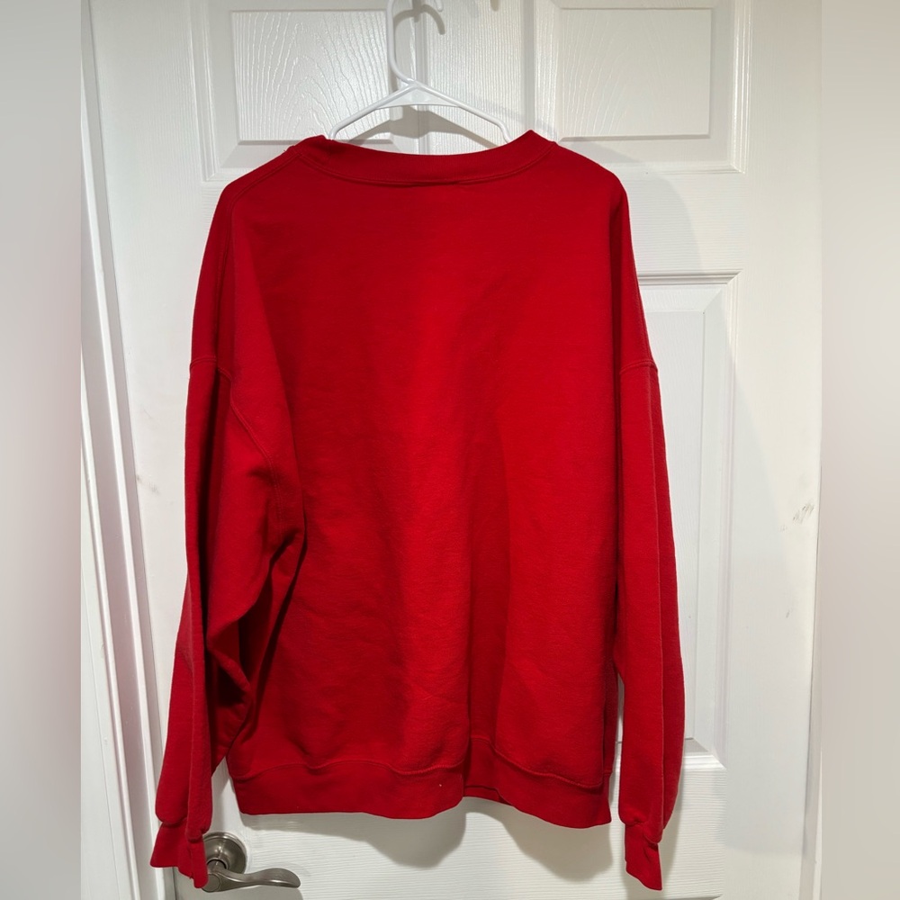 Red Frosty the Snowman Ice at Gaylord Opryland Crew Sweatshirt - Picture 4 of 7
